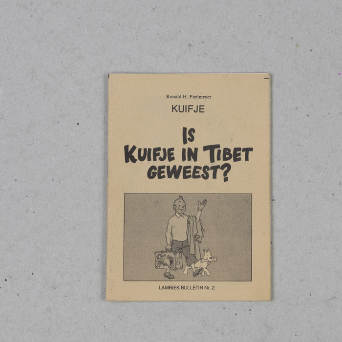 Poelmeyer – Is kuifje in tibet geweest?