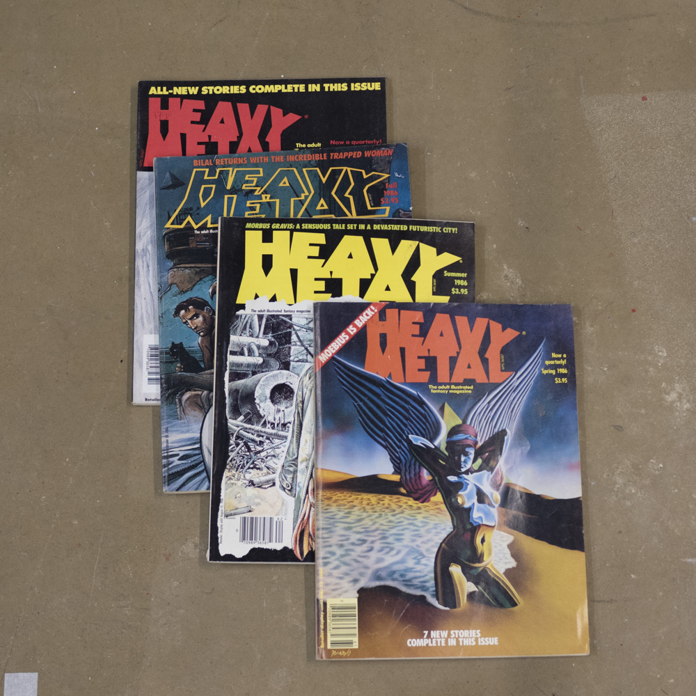 Heavy metal – 1986 (4 issues)