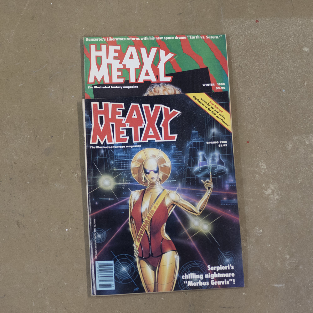 Heavy metal – 1988 (2 issues)